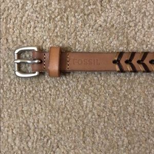 Fossil Leather Belt